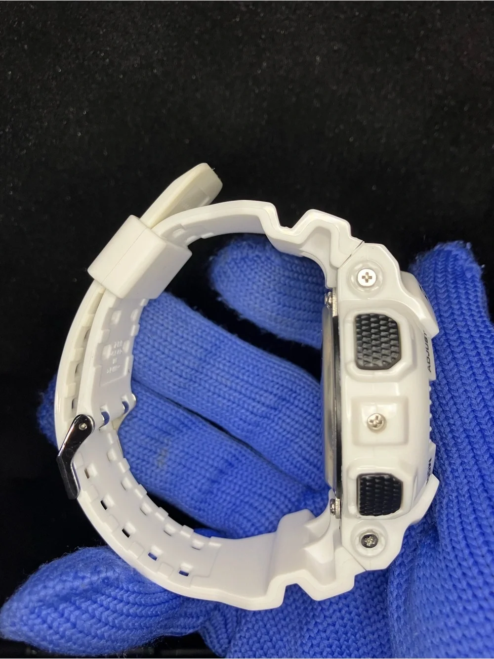 Custom G Shock Black and White Colorway